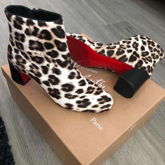 ❤️Christian Louboutin Leopard Boots - Picture 5 of 12